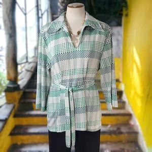 Vintage 1970's Miss Fashionality Tunic Top